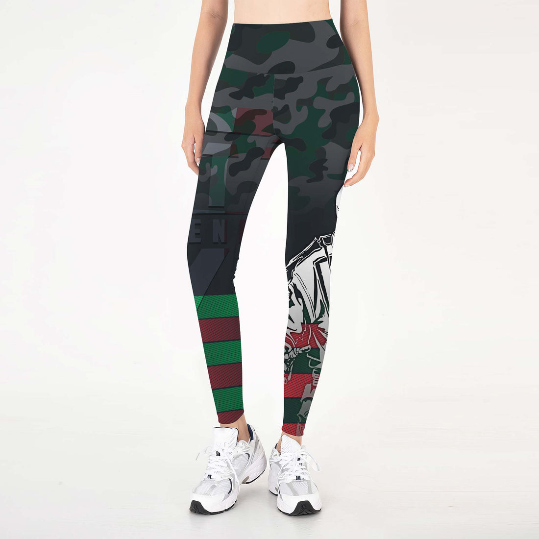 Italy Skull Fighter Leggings