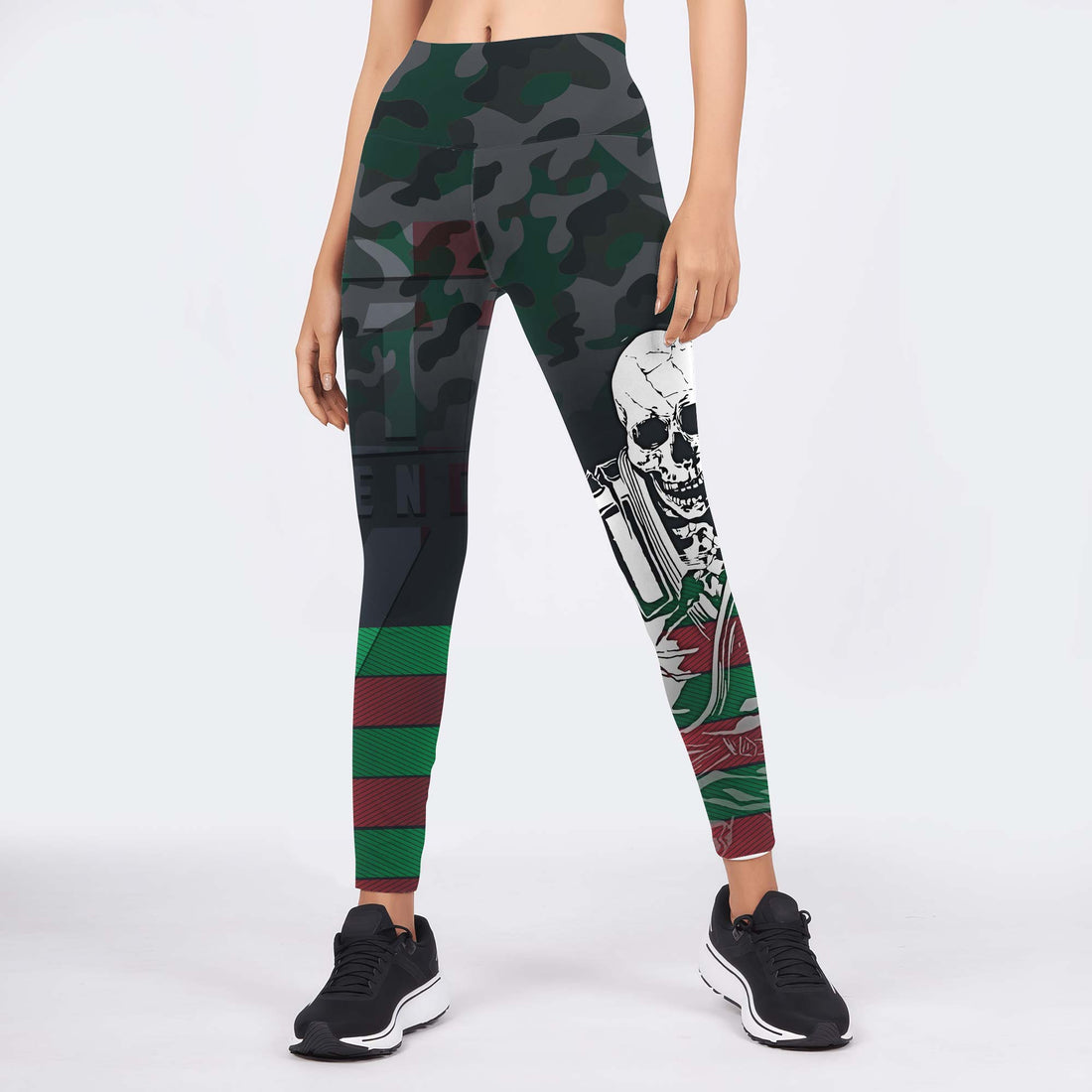 Italy Skull Fighter Leggings