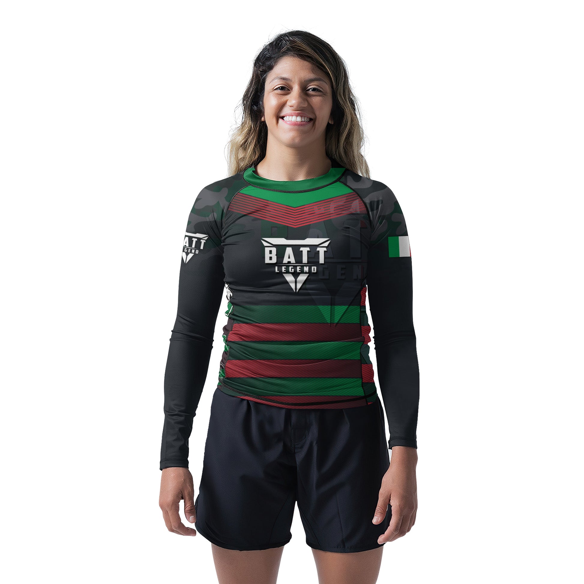 Italy Skull Fighter Rash Guard