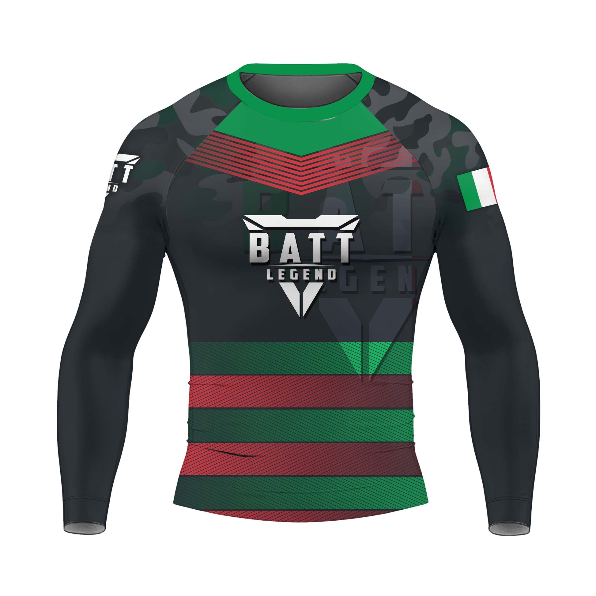 Italy Skull Fighter Rash Guard
