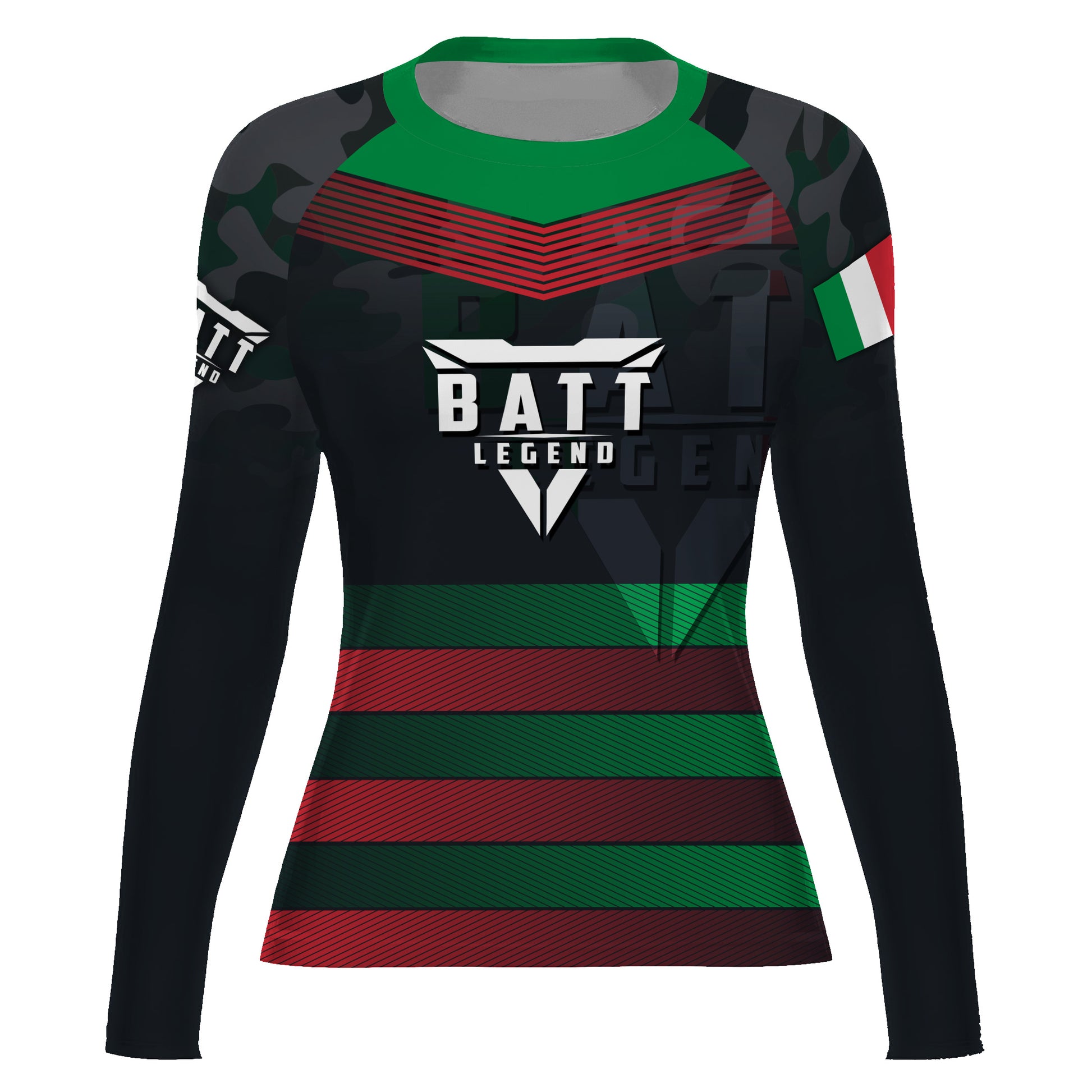 Italy Skull Fighter Rash Guard