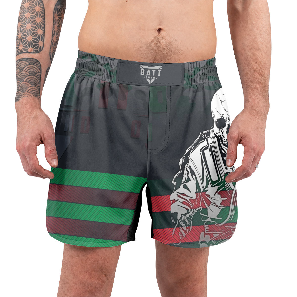 Italy Skull Fighter Grappling Shorts