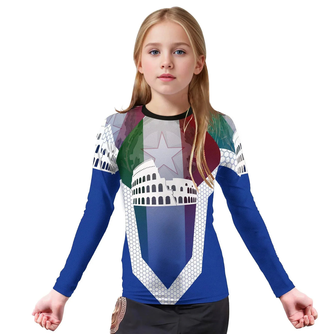 Italy Symbol Kids Rash Guard