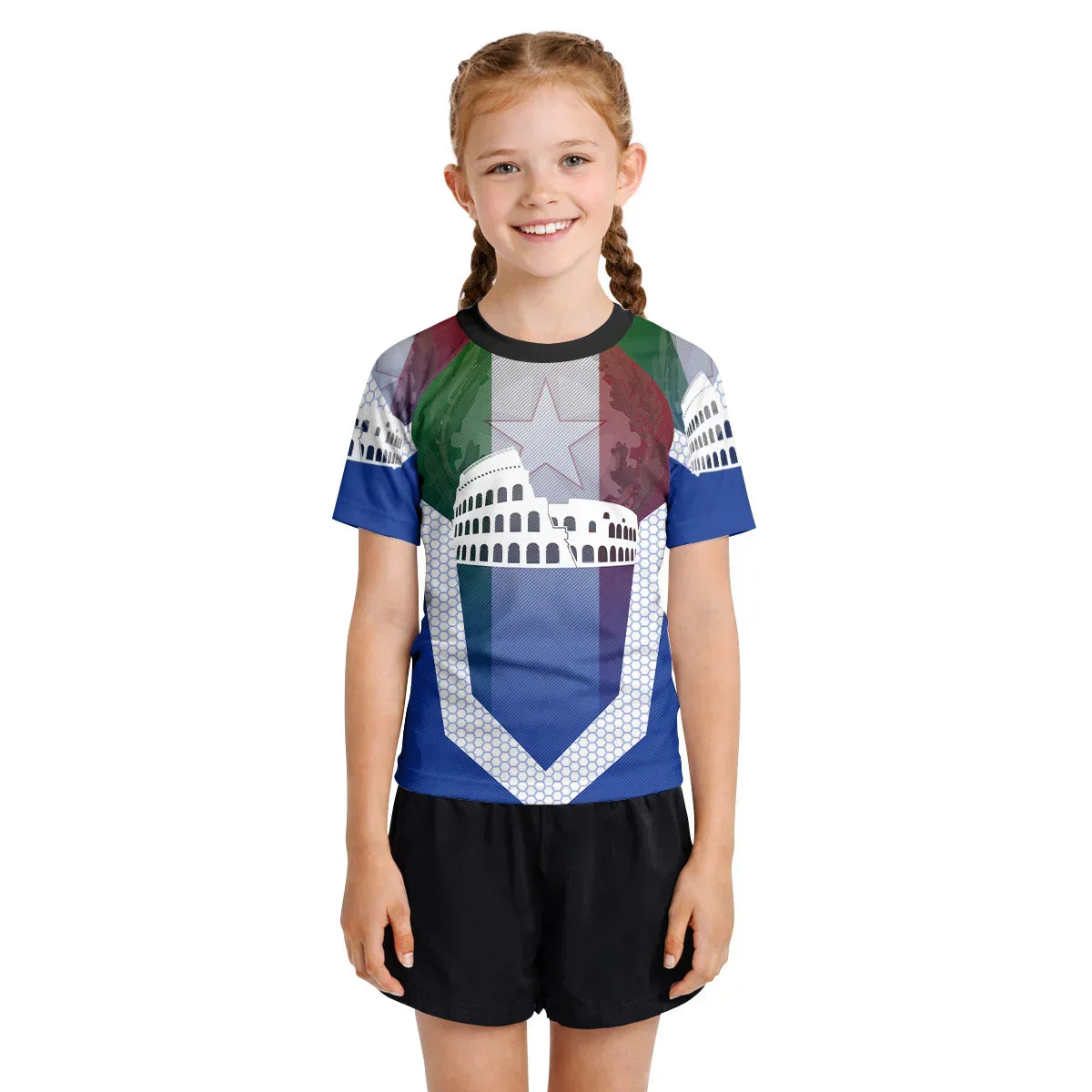 Italy Symbol Kids Rash Guard