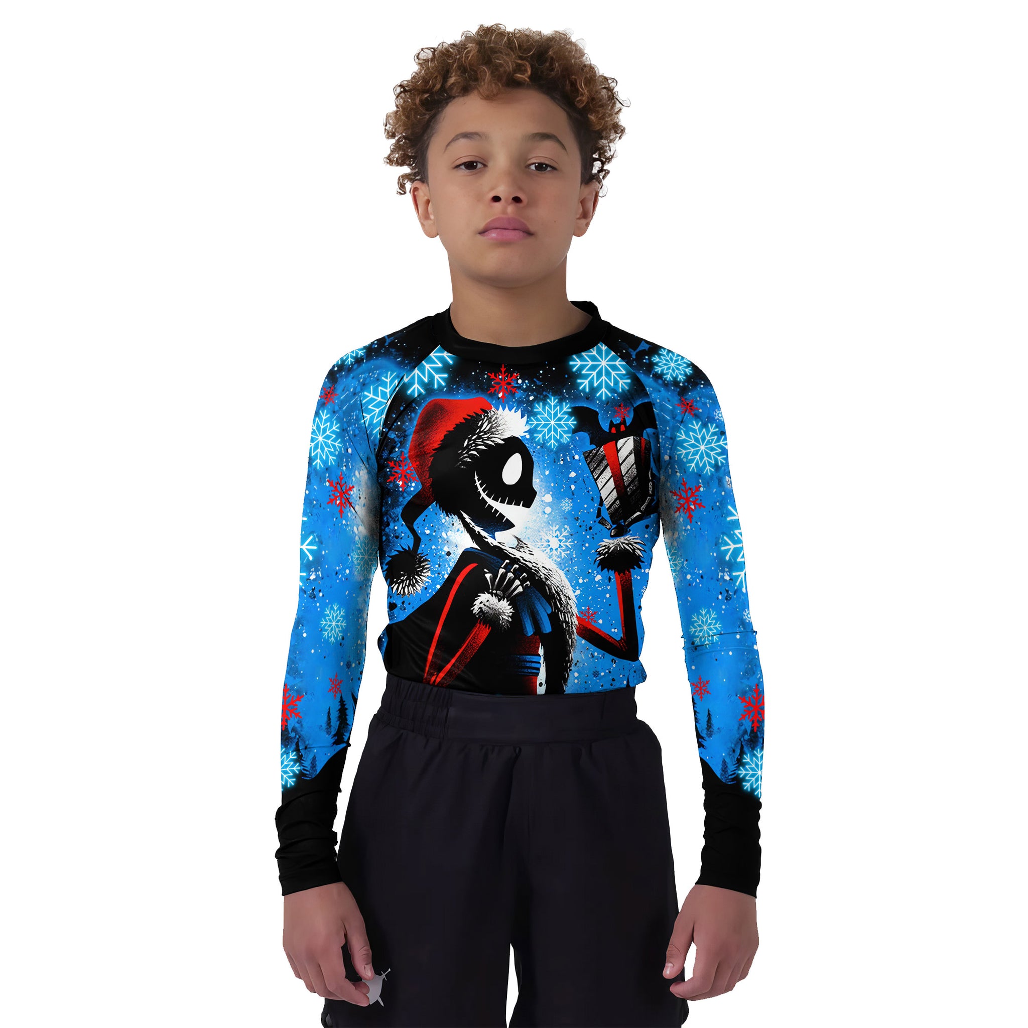 Jack Santa Claus Kids Rash Guard