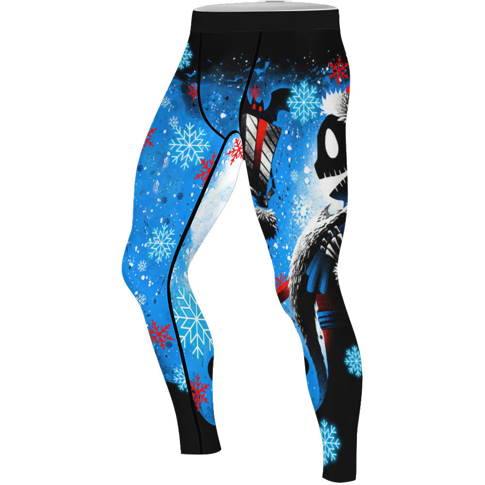 Jack Santa Claus Men's Compression Leggings