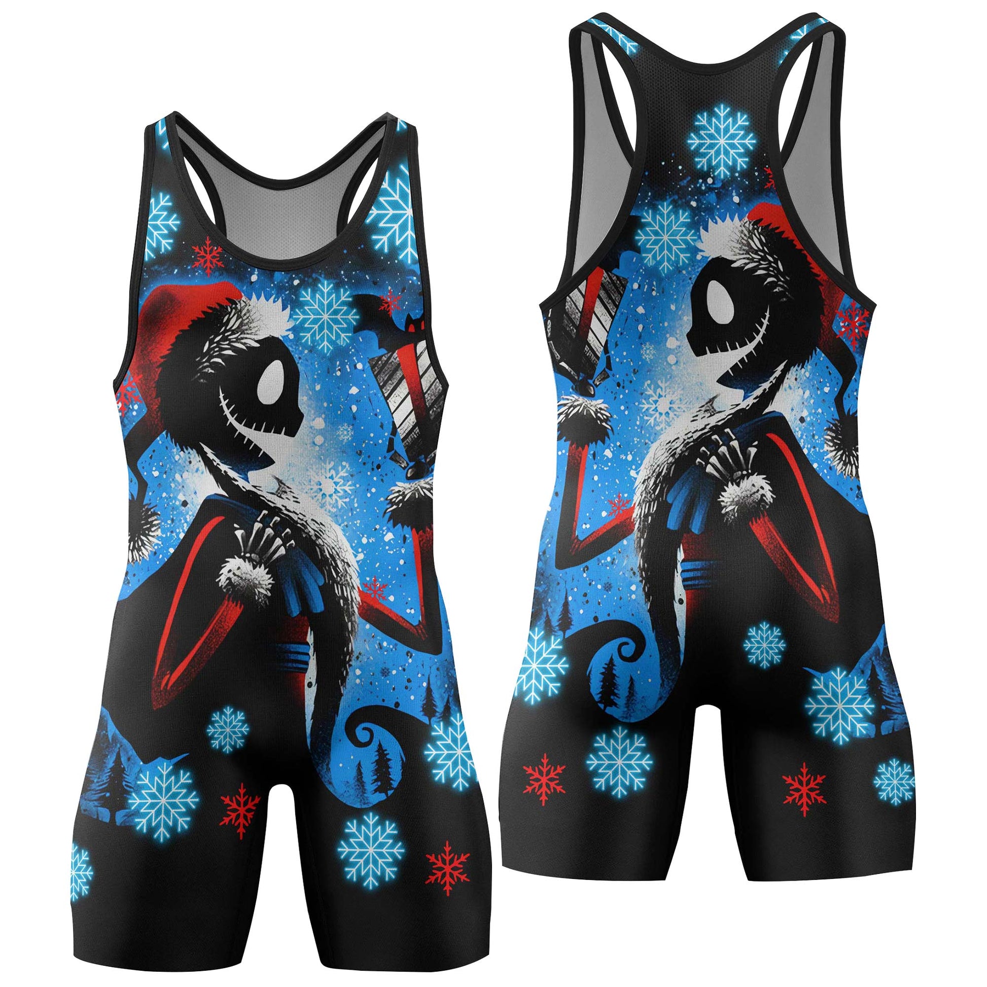 Jack Santa Claus Wrestling Singlet