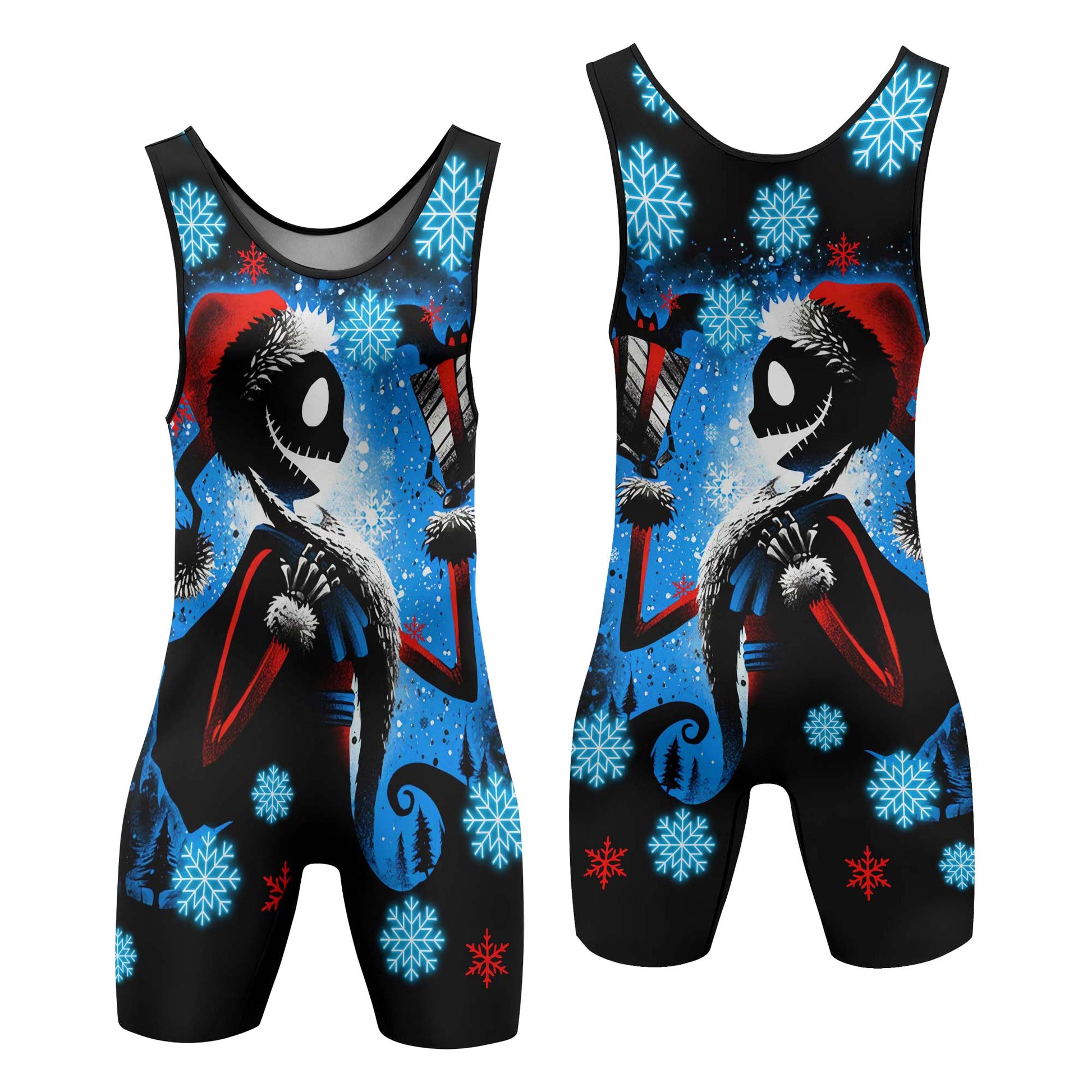 Jack Santa Claus Wrestling Singlet