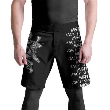 Jack Skelington Misfit Love Fight Shorts