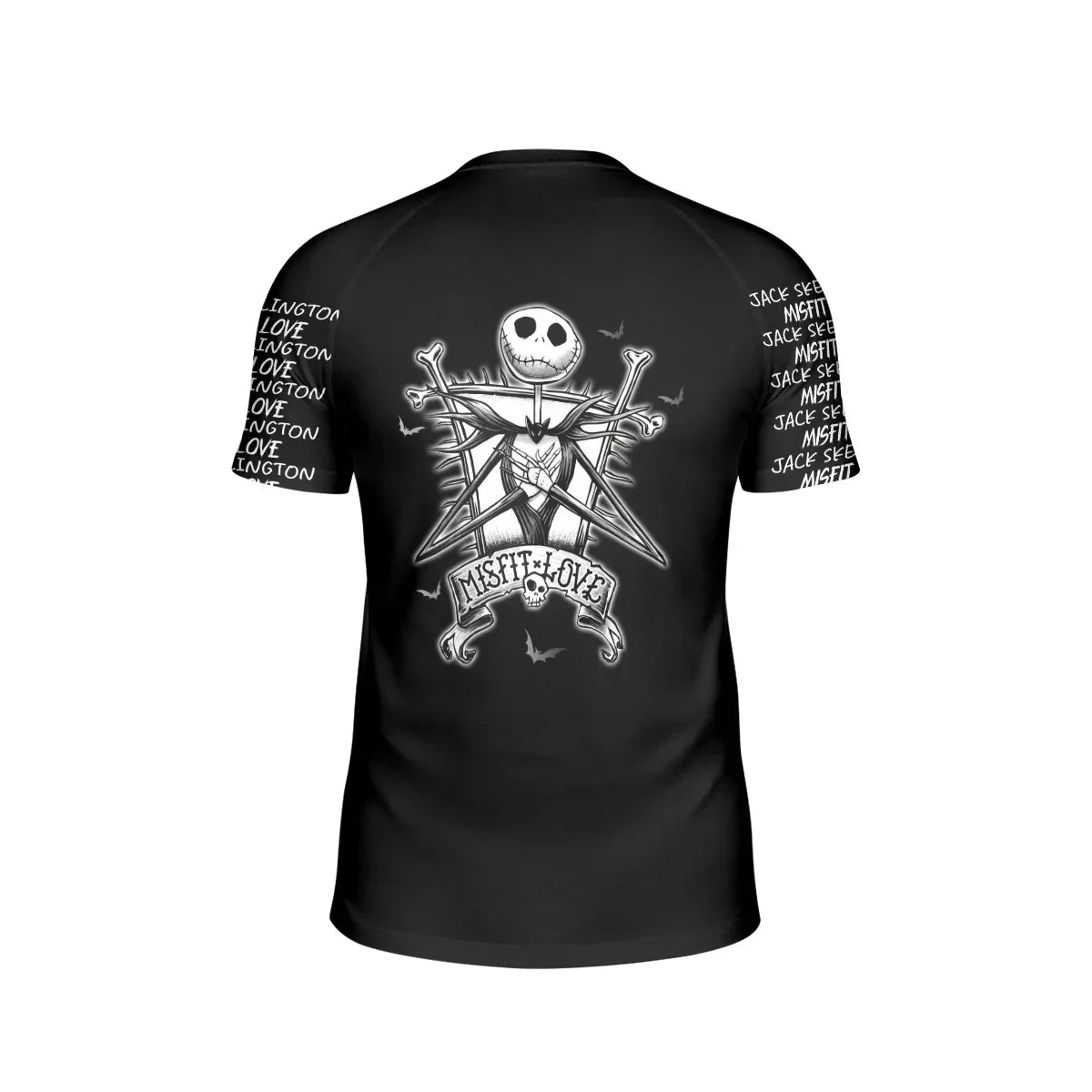 Jack Skelington Misfit Love Kids Rash Guard