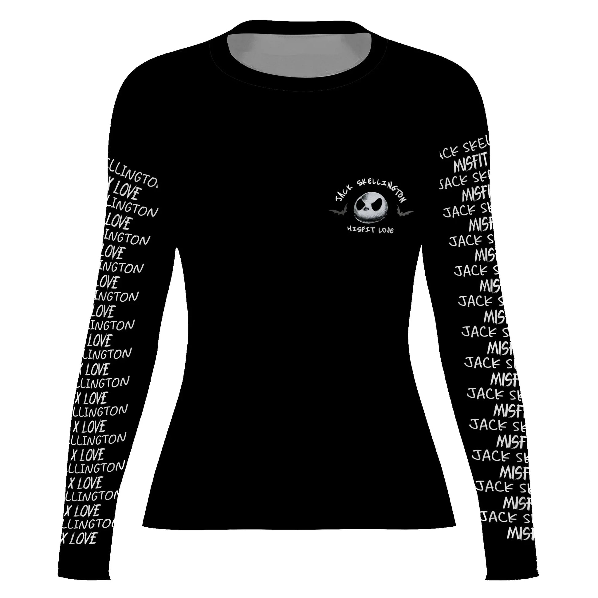Jack Skelington Misfit Love Rash Guard