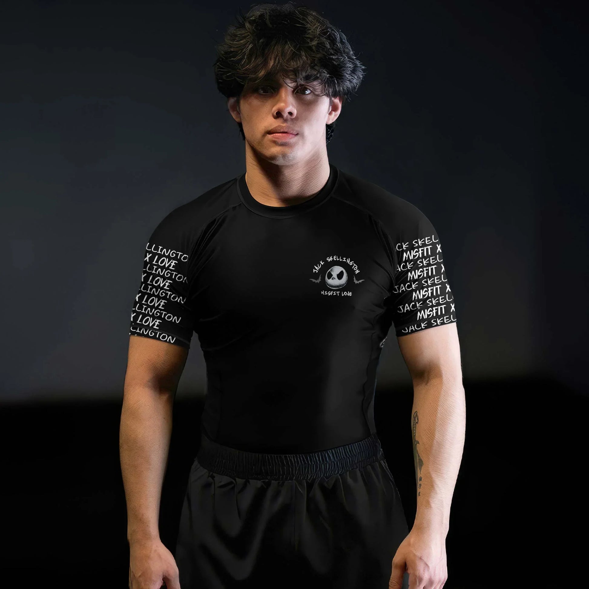 Jack Skelington Misfit Love Rash Guard