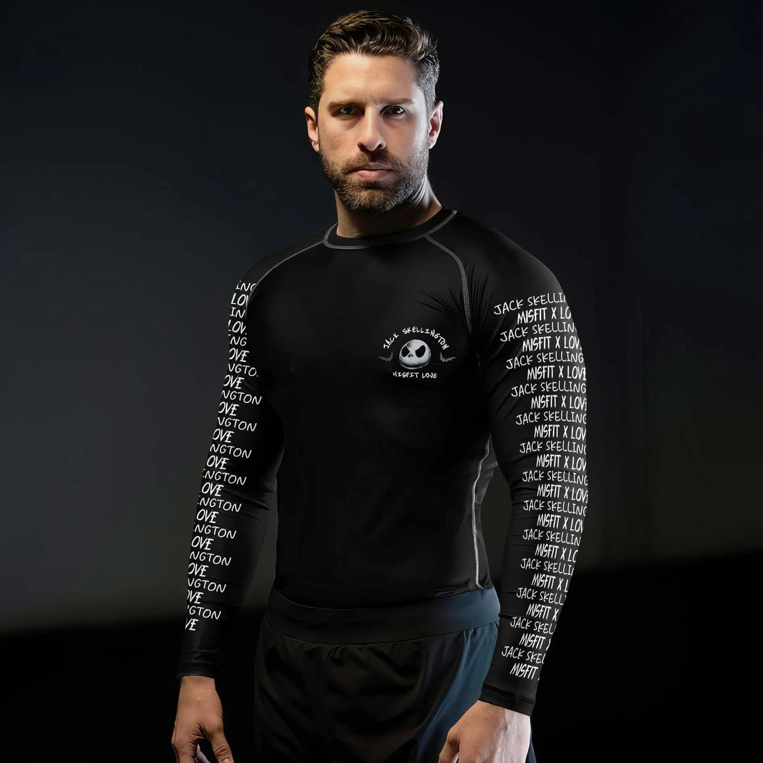 Jack Skelington Misfit Love Rash Guard