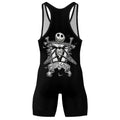 Jack Skelington Misfit Love Wrestling Singlet