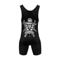 Jack Skelington Misfit Love Wrestling Singlet