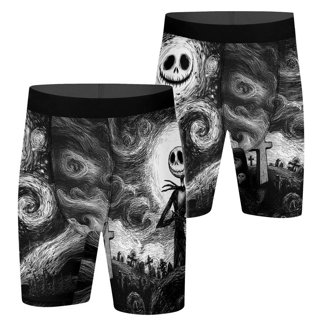 Jack Skellington Compression Shorts