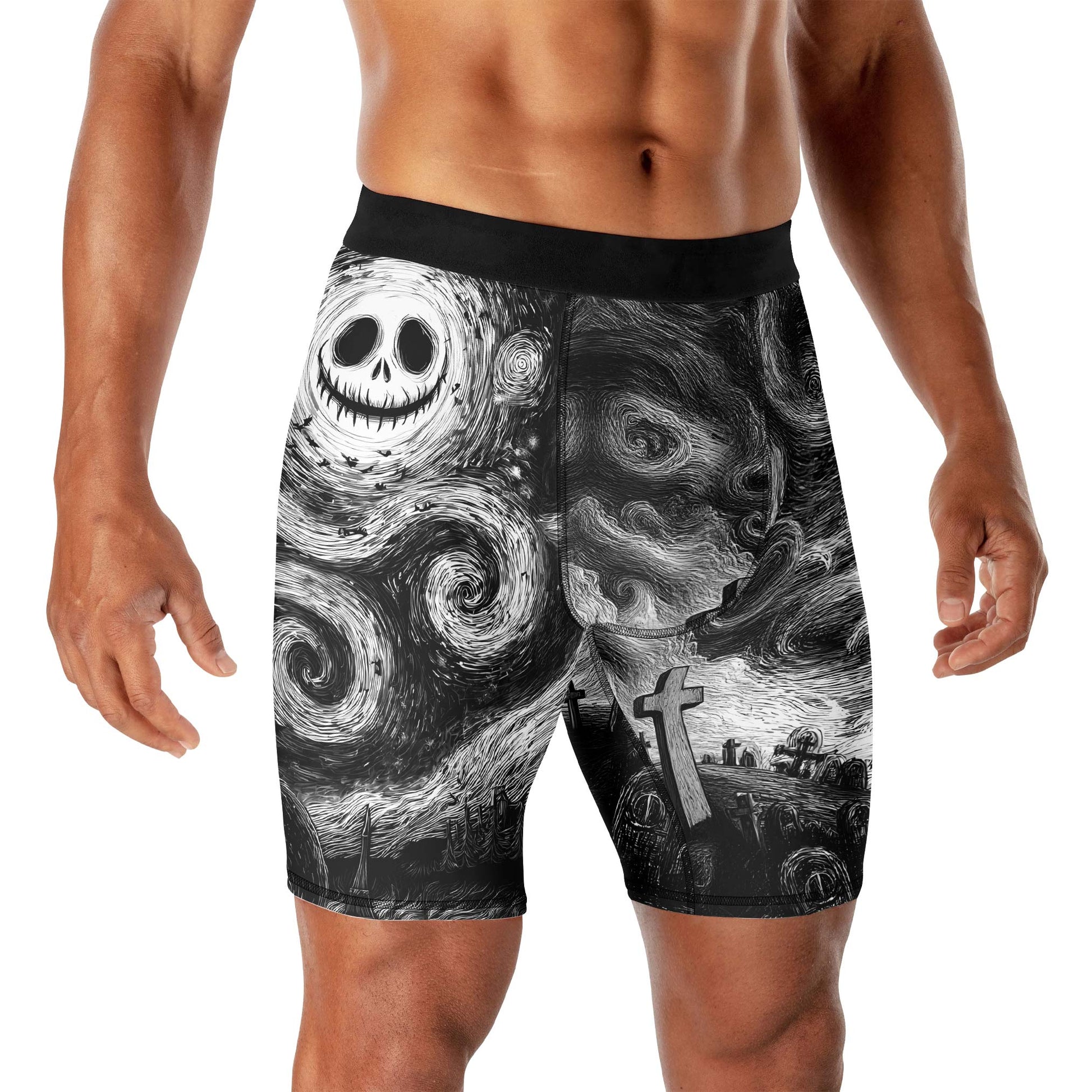 Jack Skellington Compression Shorts