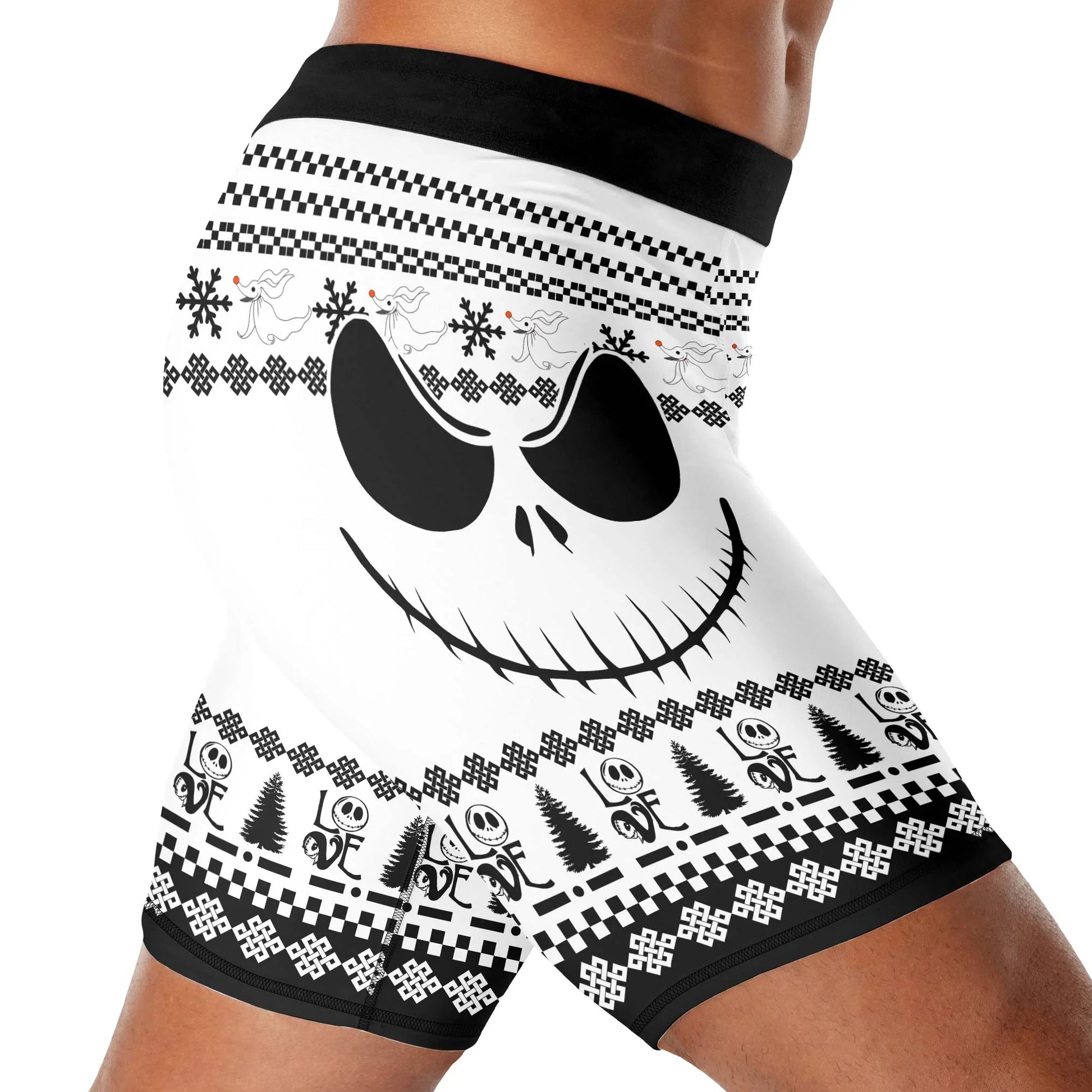 Jack Skellington Face Compression Shorts