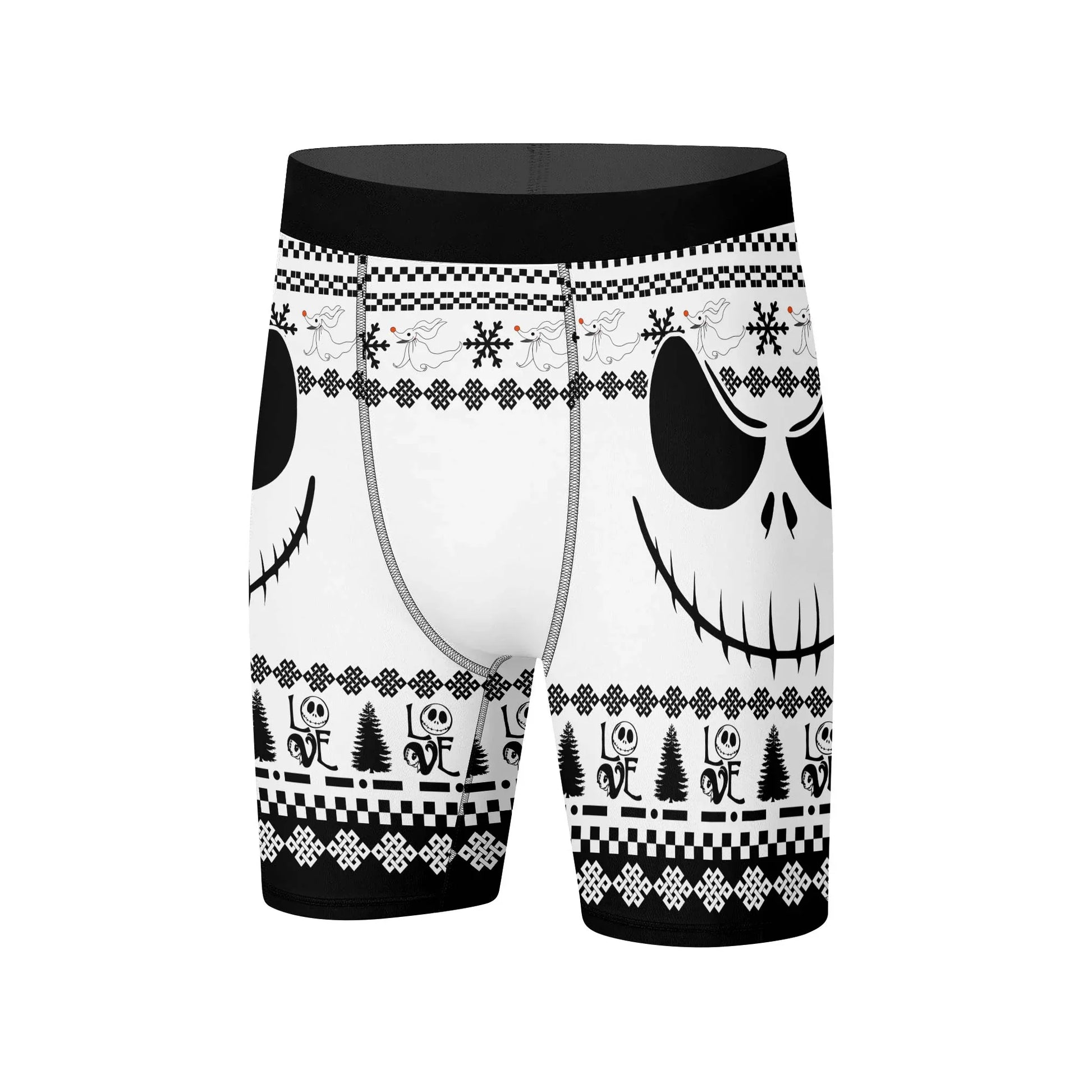 Jack Skellington Face Compression Shorts