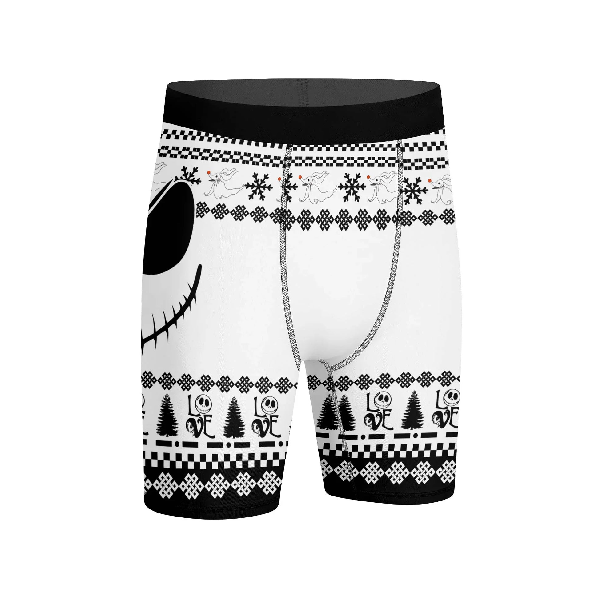 Jack Skellington Face Compression Shorts