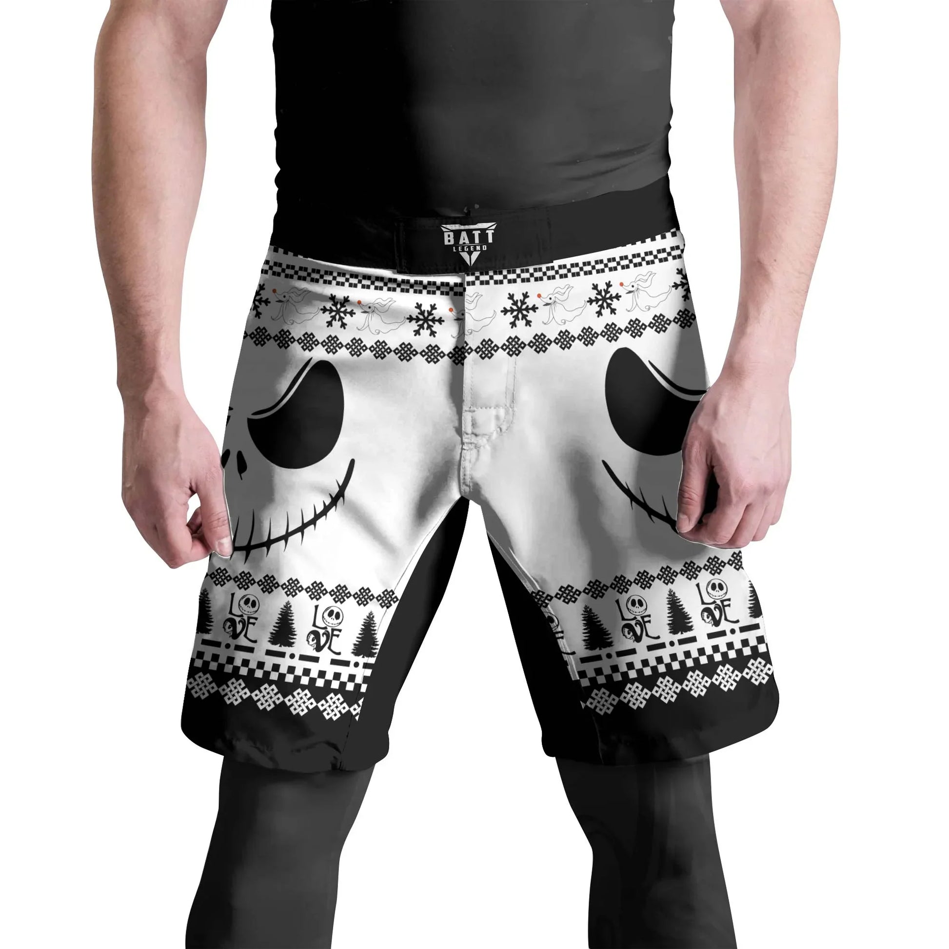 Jack Skellington Face Fight Shorts