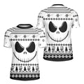 Jack Skellington Face Kids Rash Guard