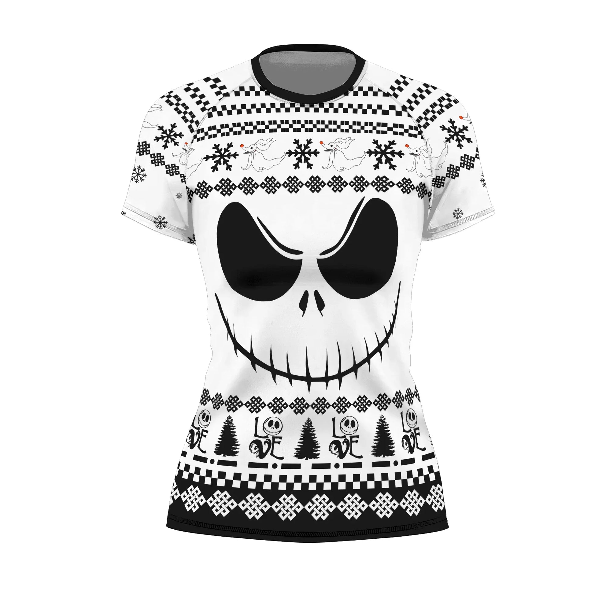 Jack Skellington Face Rash Guard