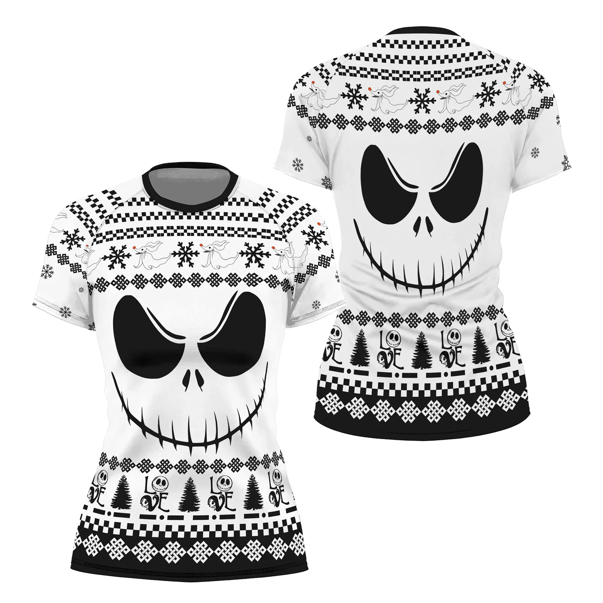 Jack Skellington Face Rash Guard