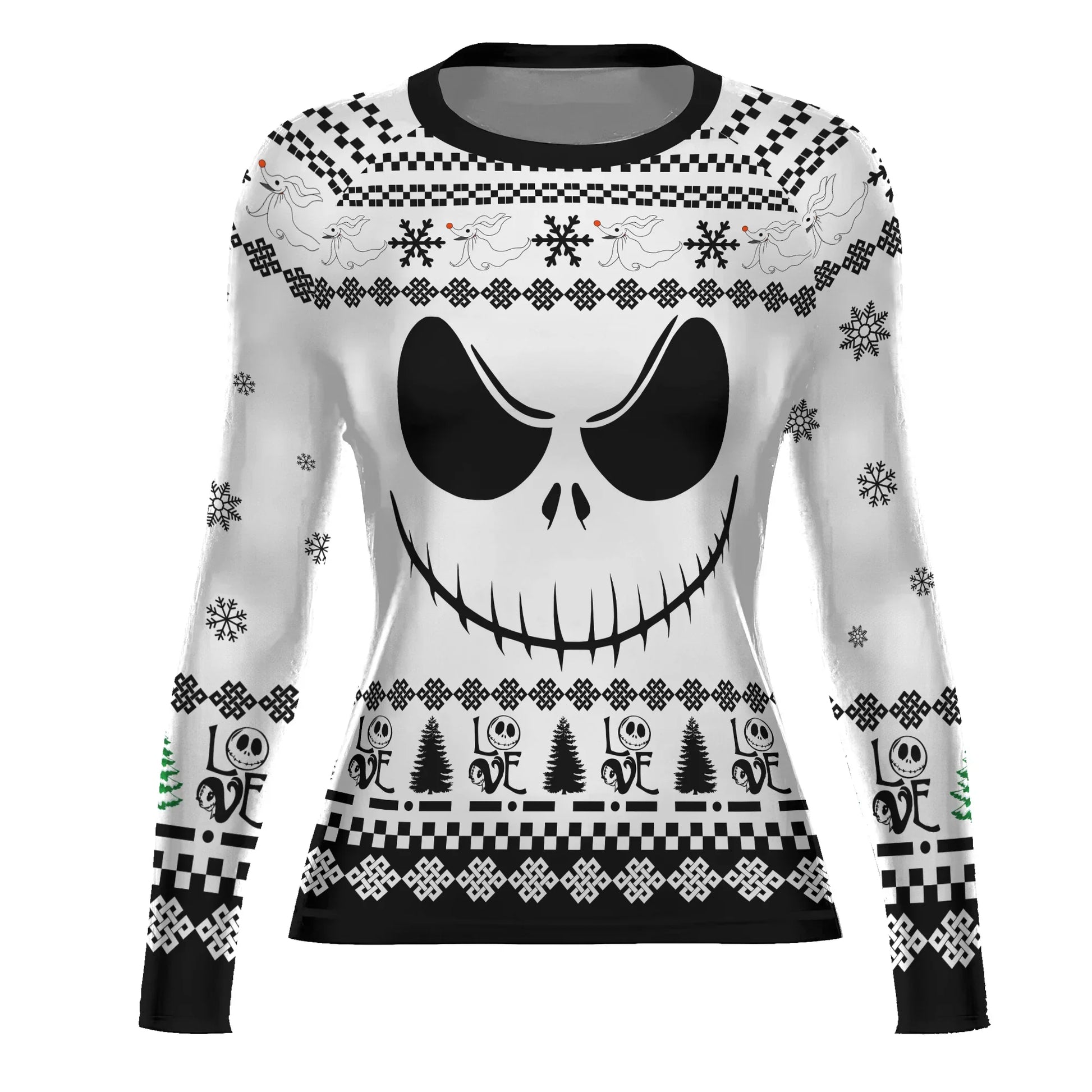 Jack Skellington Face Rash Guard