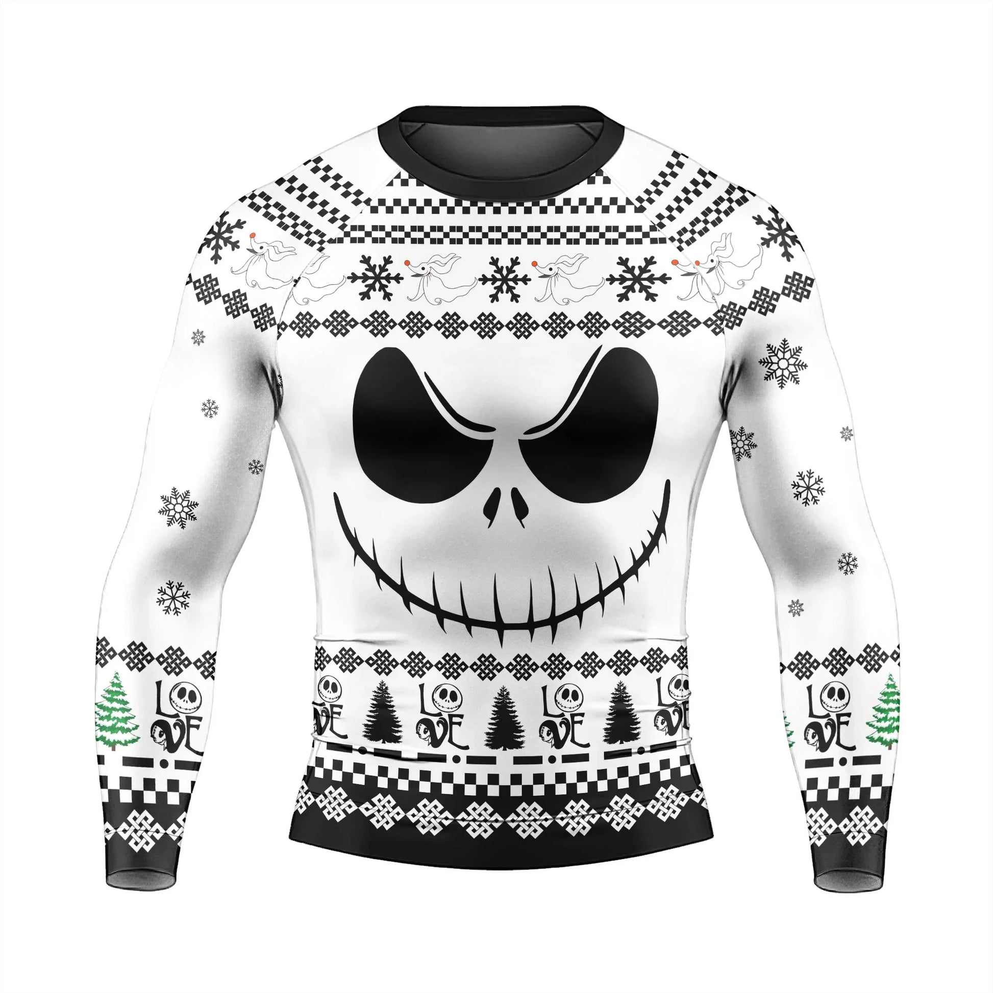 Jack Skellington Face Rash Guard