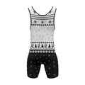 Jack Skellington Face Wrestling Singlet