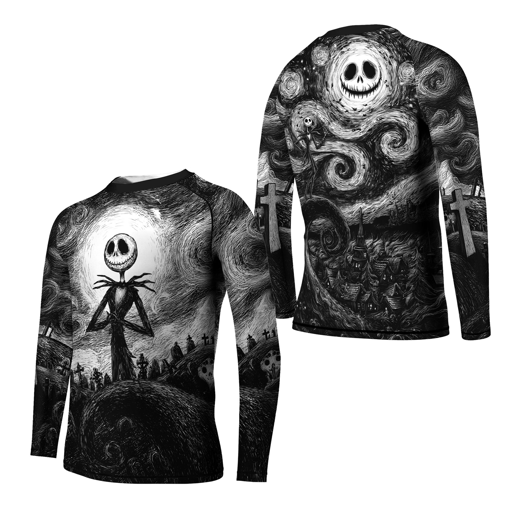Jack Skellington Kids Rash Guard