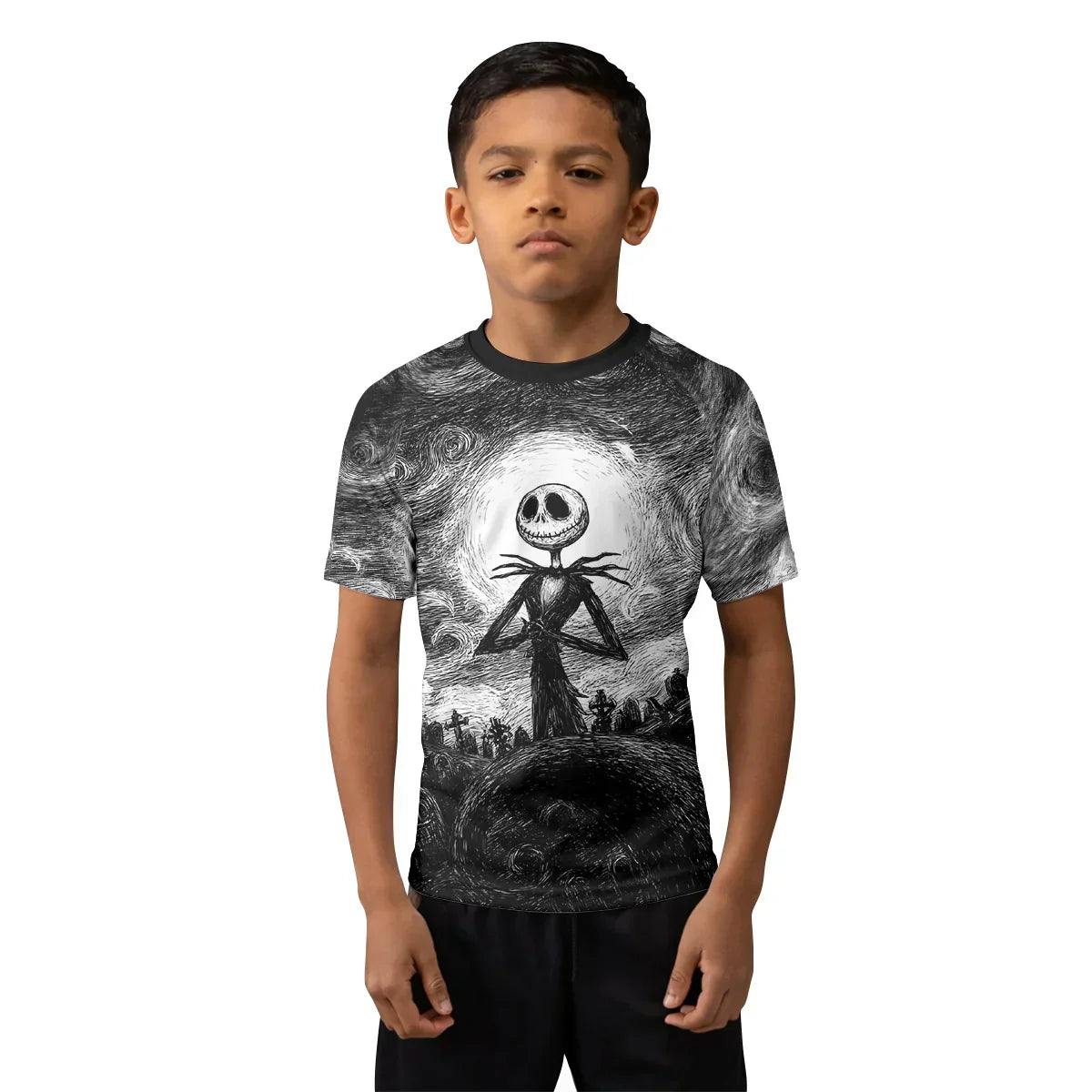 Jack Skellington Kids Rash Guard