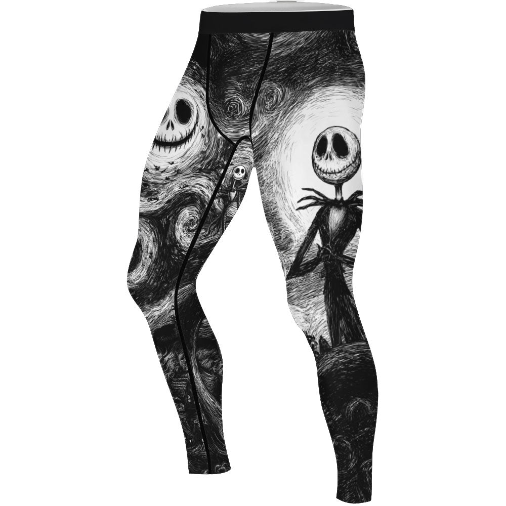 Jack Skellington Men's Compression Leggings