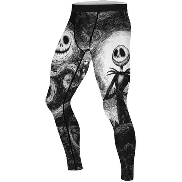 Jack Skellington Men's Compression Leggings