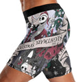 Jack Skellington Nightmare And Christmas Compression Shorts
