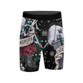 Jack Skellington Nightmare And Christmas Compression Shorts