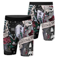 Jack Skellington Nightmare And Christmas Compression Shorts