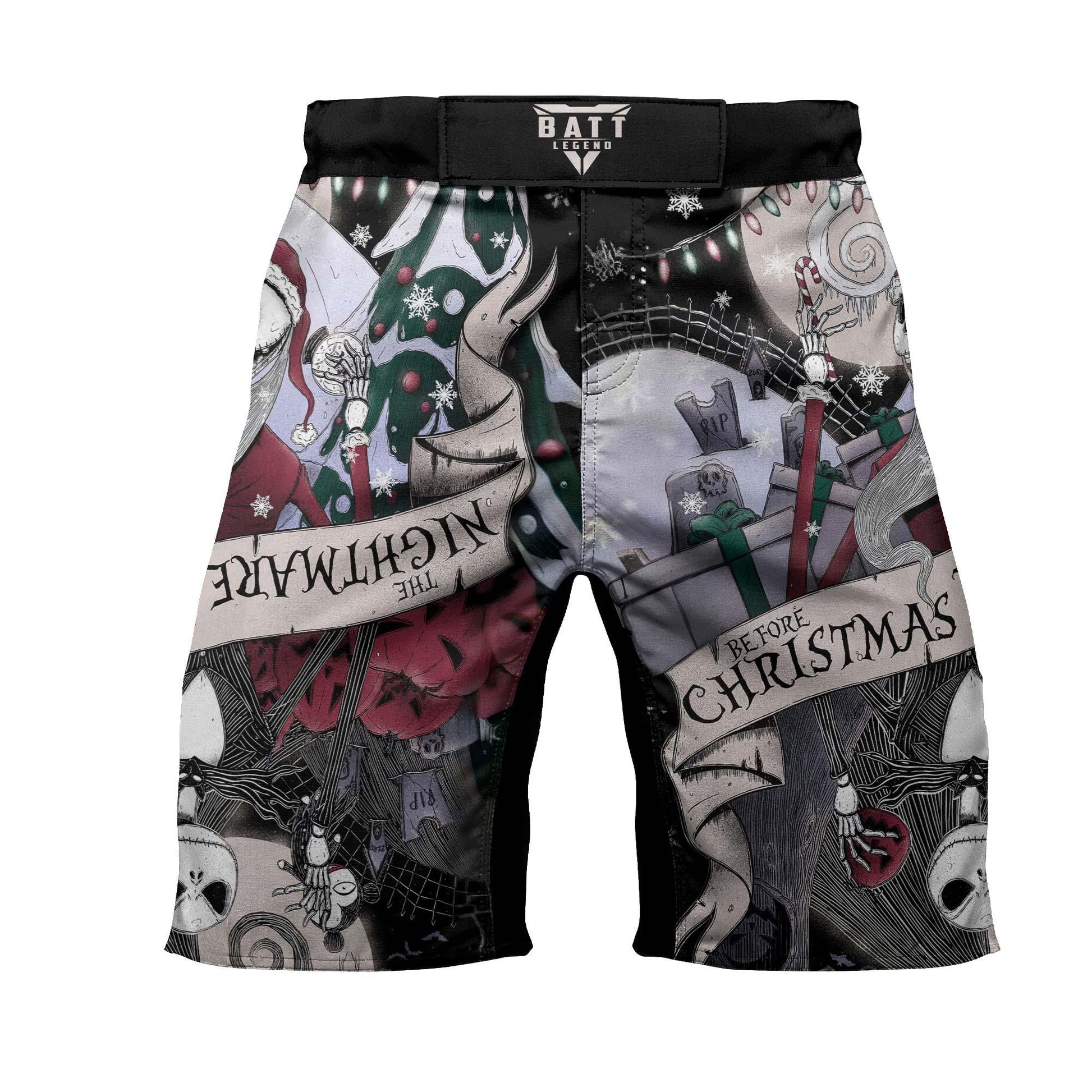 Jack Skellington Nightmare And Christmas Fight Shorts