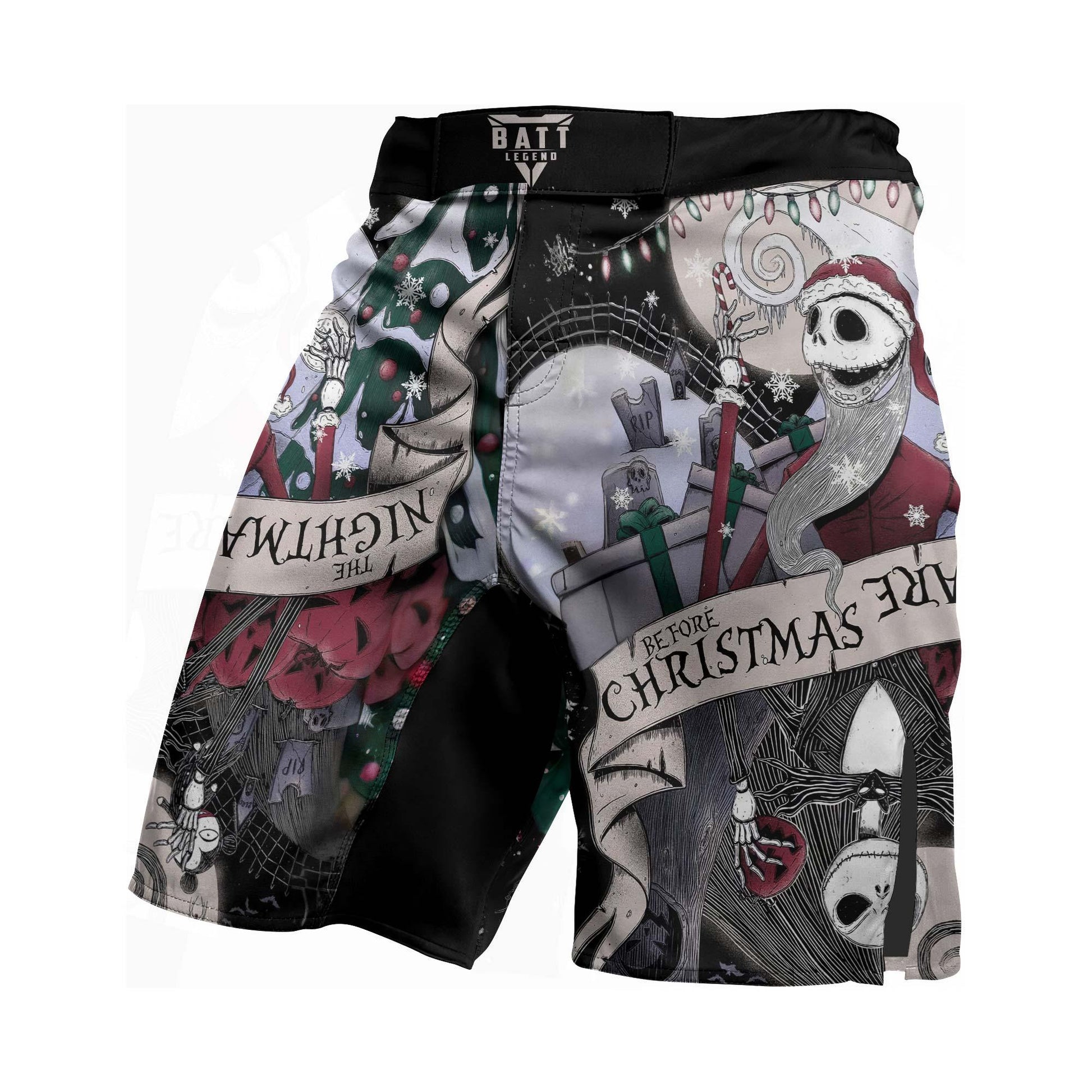 Jack Skellington Nightmare And Christmas Fight Shorts