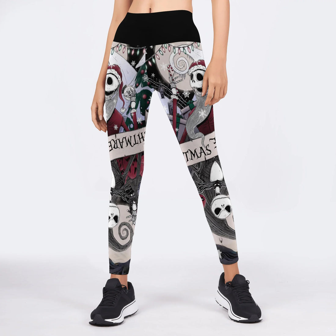 Jack Skellington Nightmare And Christmas Leggings