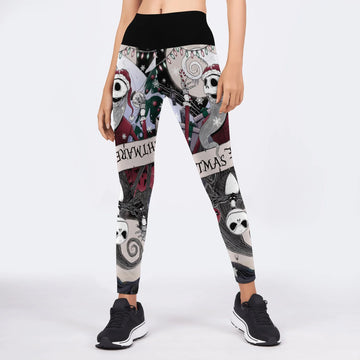 Jack Skellington Nightmare And Christmas Leggings