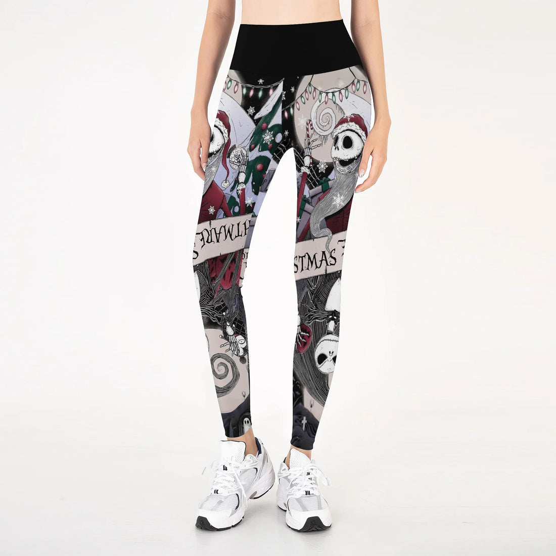 Jack Skellington Nightmare And Christmas Leggings