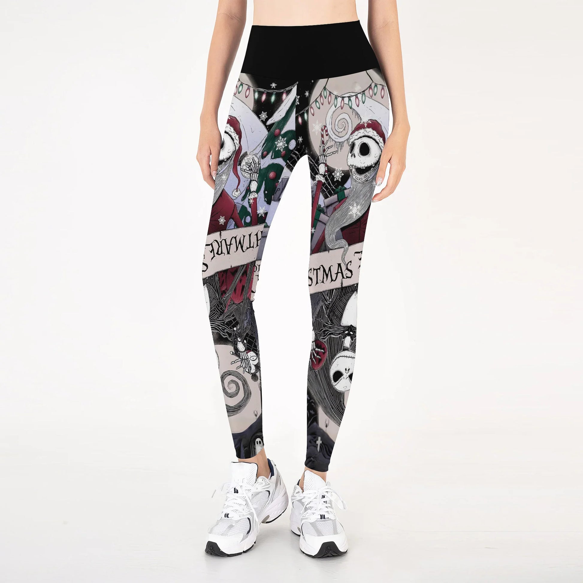 Jack Skellington Nightmare And Christmas Leggings
