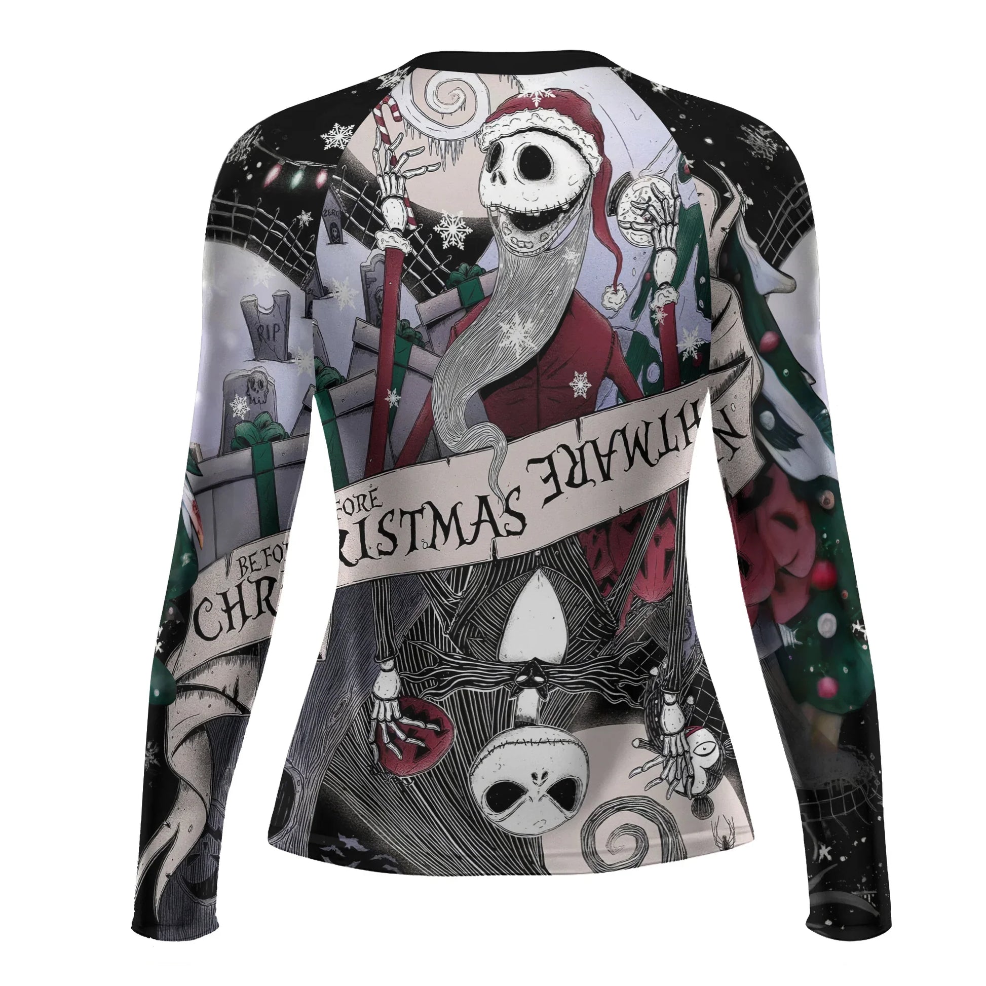 Jack Skellington Nightmare And Christmas Rash Guard