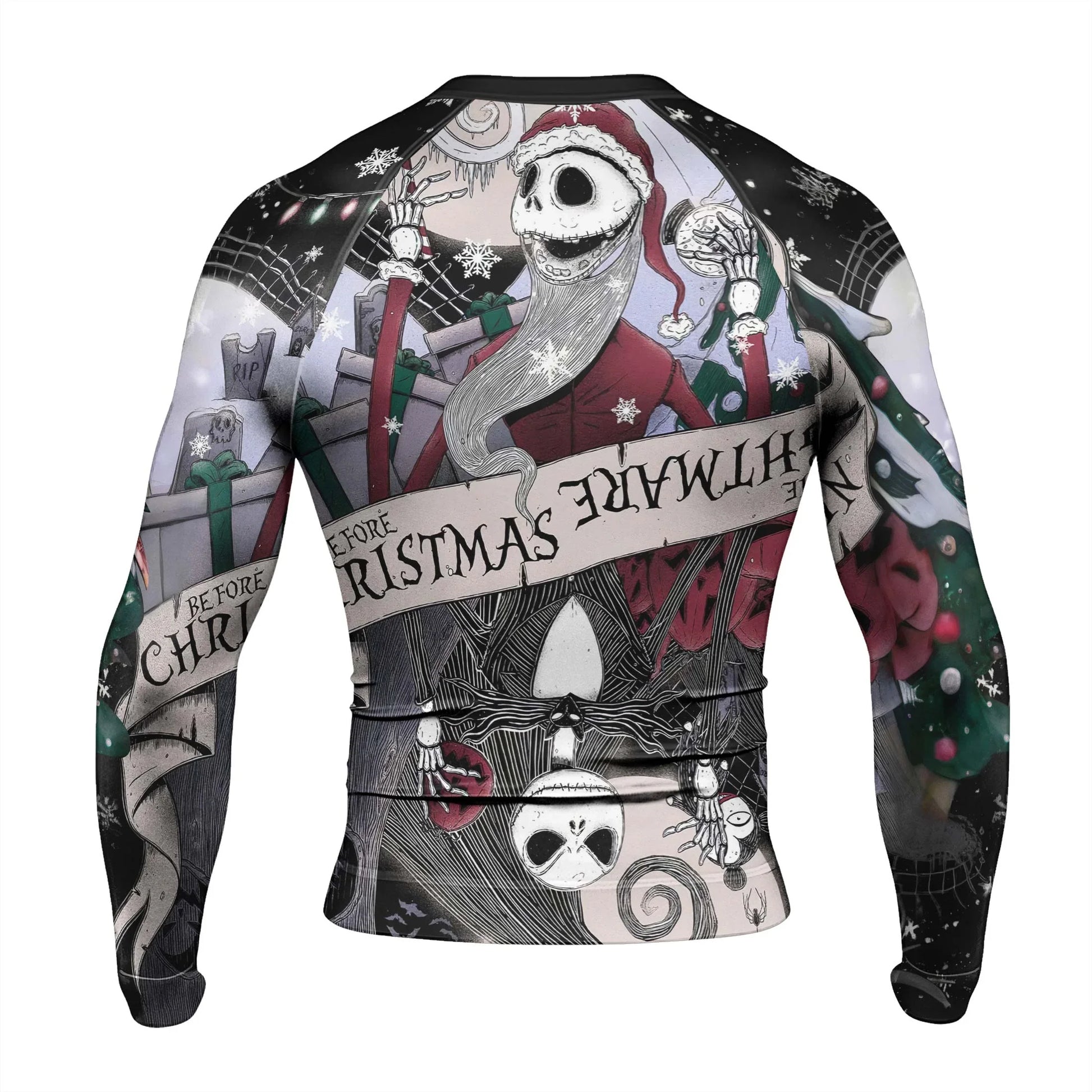 Jack Skellington Nightmare And Christmas Rash Guard