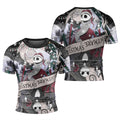 Jack Skellington Nightmare And Christmas Rash Guard
