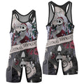 Jack Skellington Nightmare And Christmas Wrestling Singlet