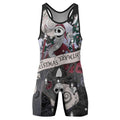Jack Skellington Nightmare And Christmas Wrestling Singlet