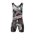 Jack Skellington Nightmare And Christmas Wrestling Singlet